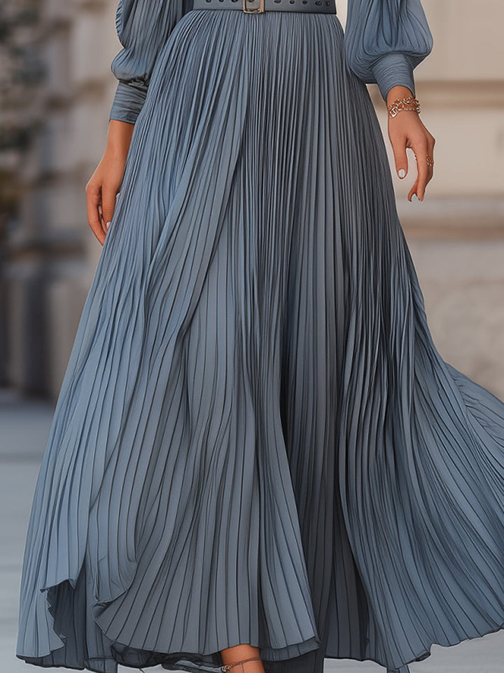Lorraine Pleated Midi Dress