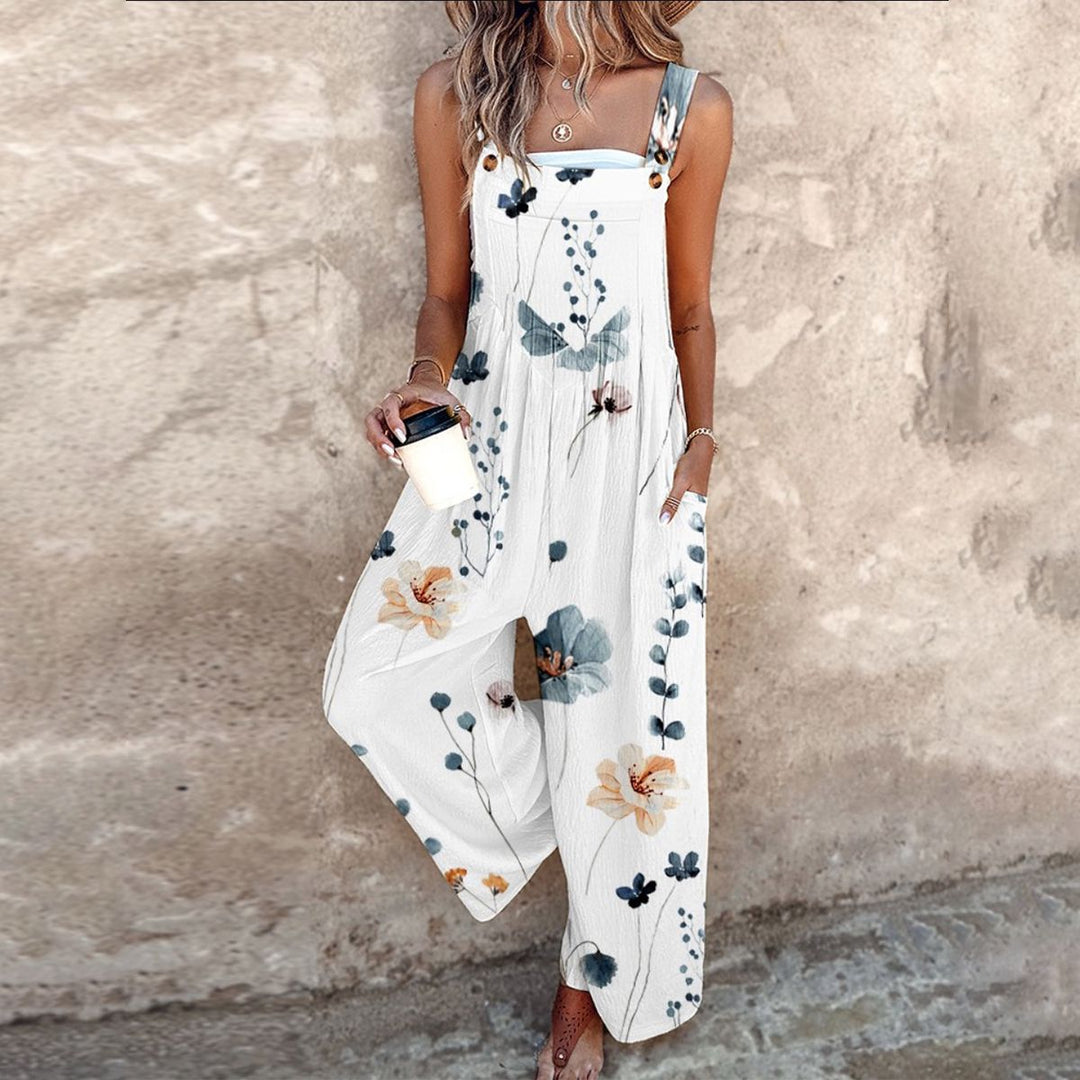 Camilla Floral Contrast Jumpsuit