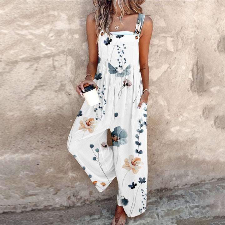 Camilla Floral Contrast Jumpsuit