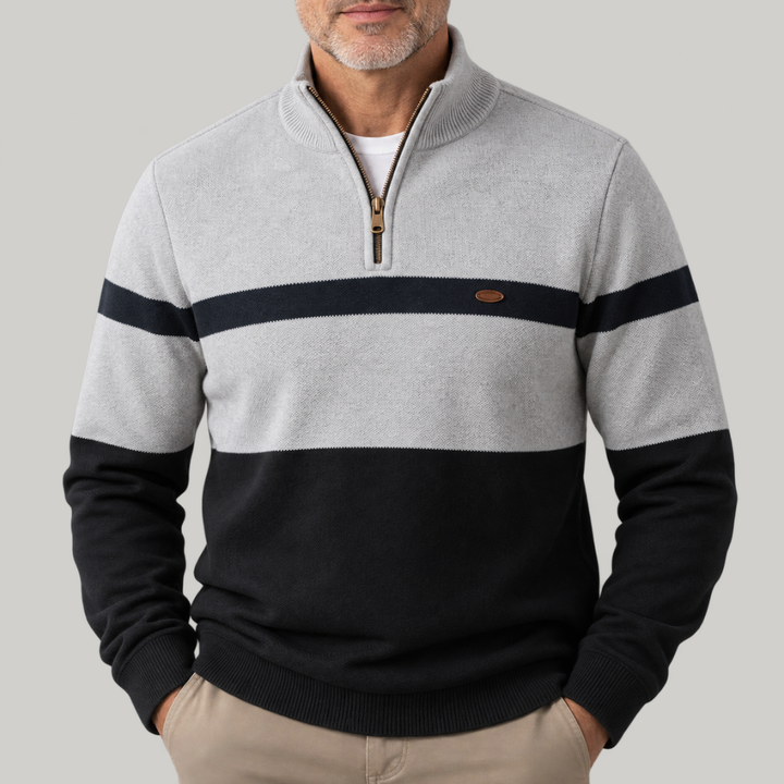 Gregory Quarter-Zip Sweater