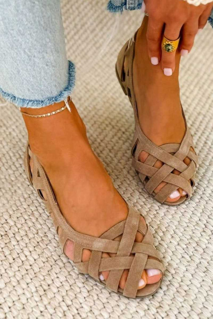 Hailey Comfort Woven Flats