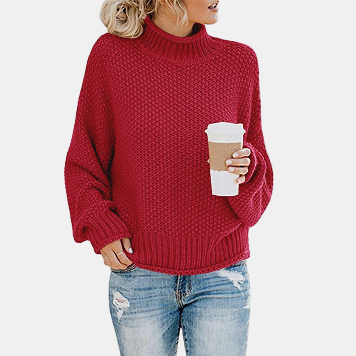 Abigail Mock Neck Sweater