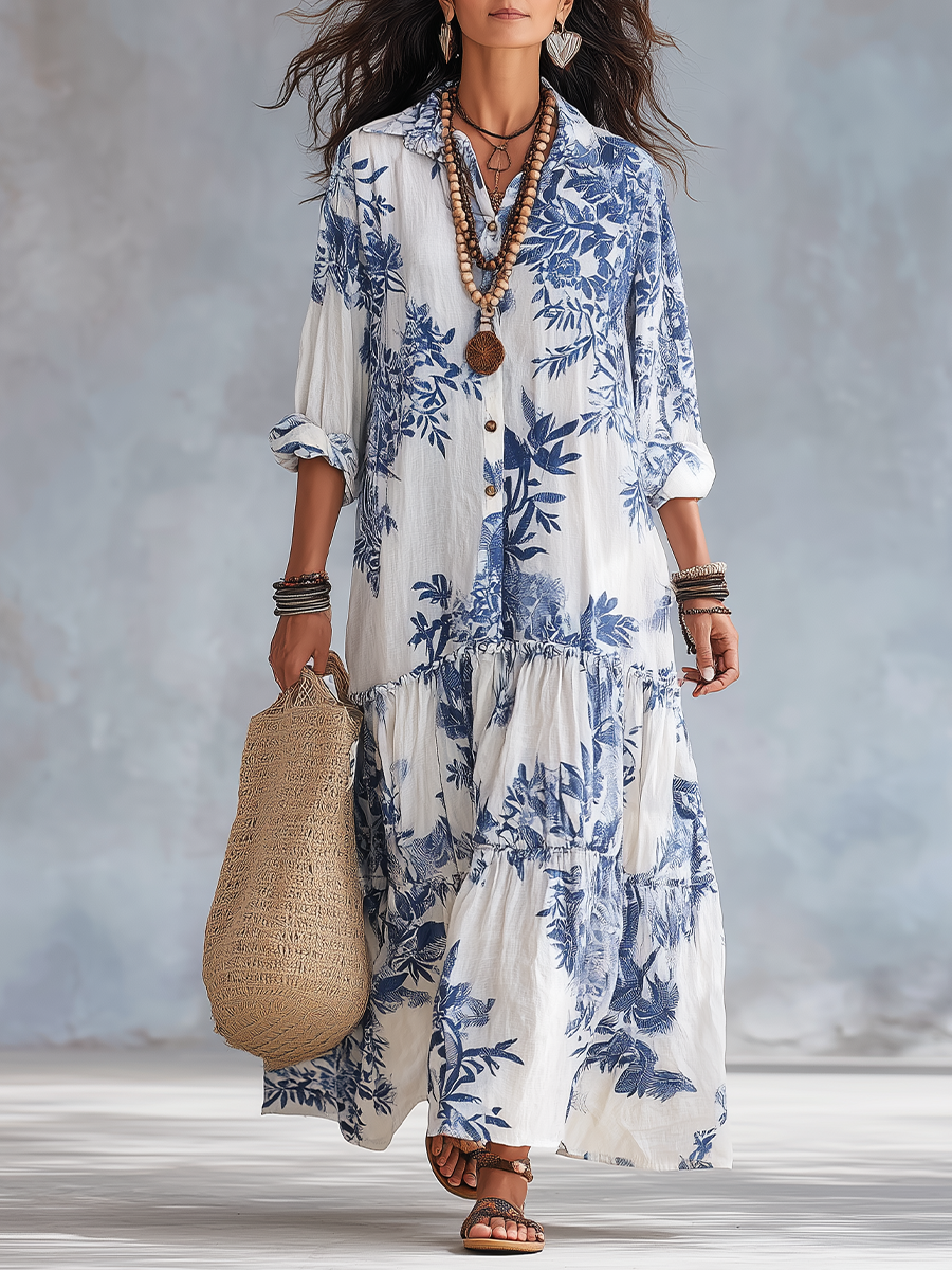 Olivia Floral Maxi Dress