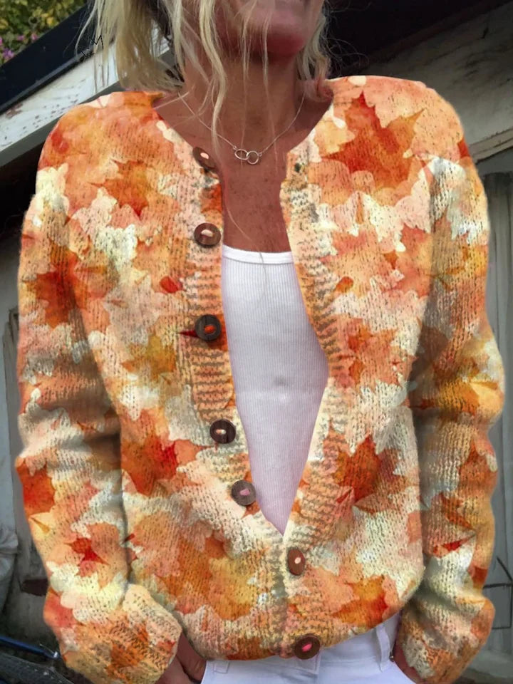 Amelia Fish Pattern Cardigan
