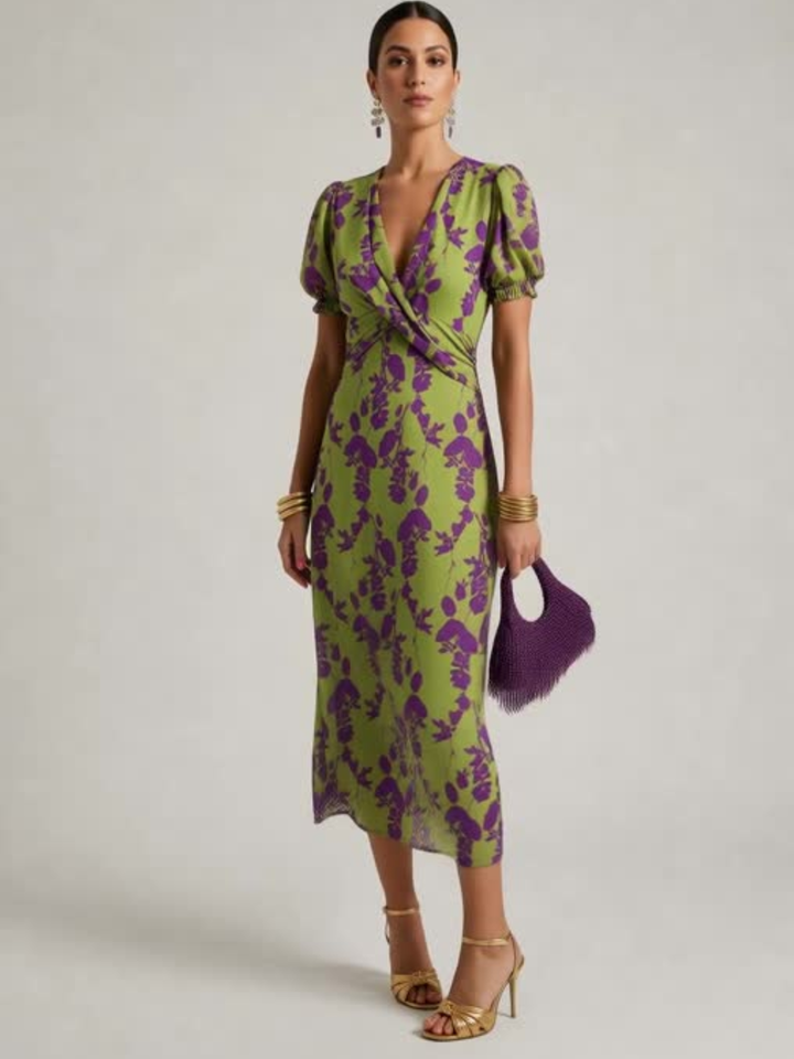Sophie Floral Midi Dress