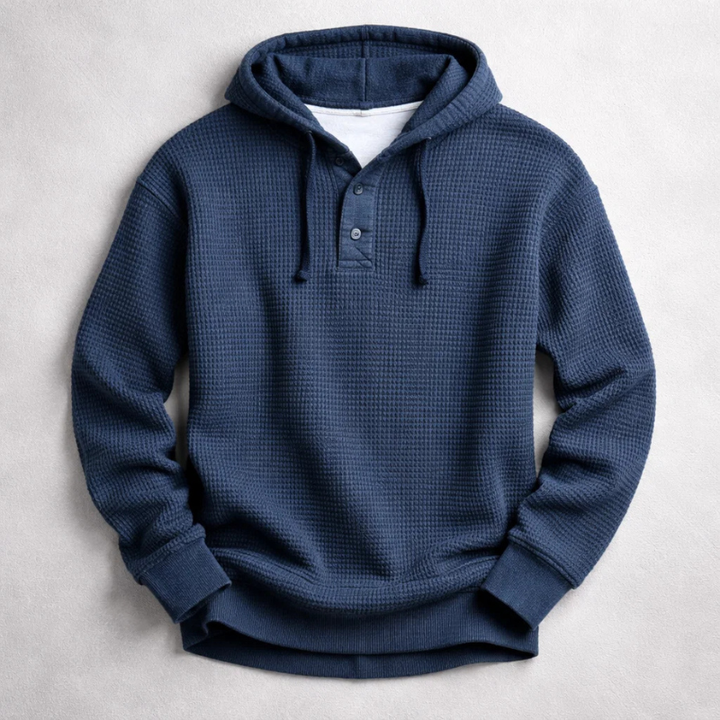Marcus Textured Hooded Pullover