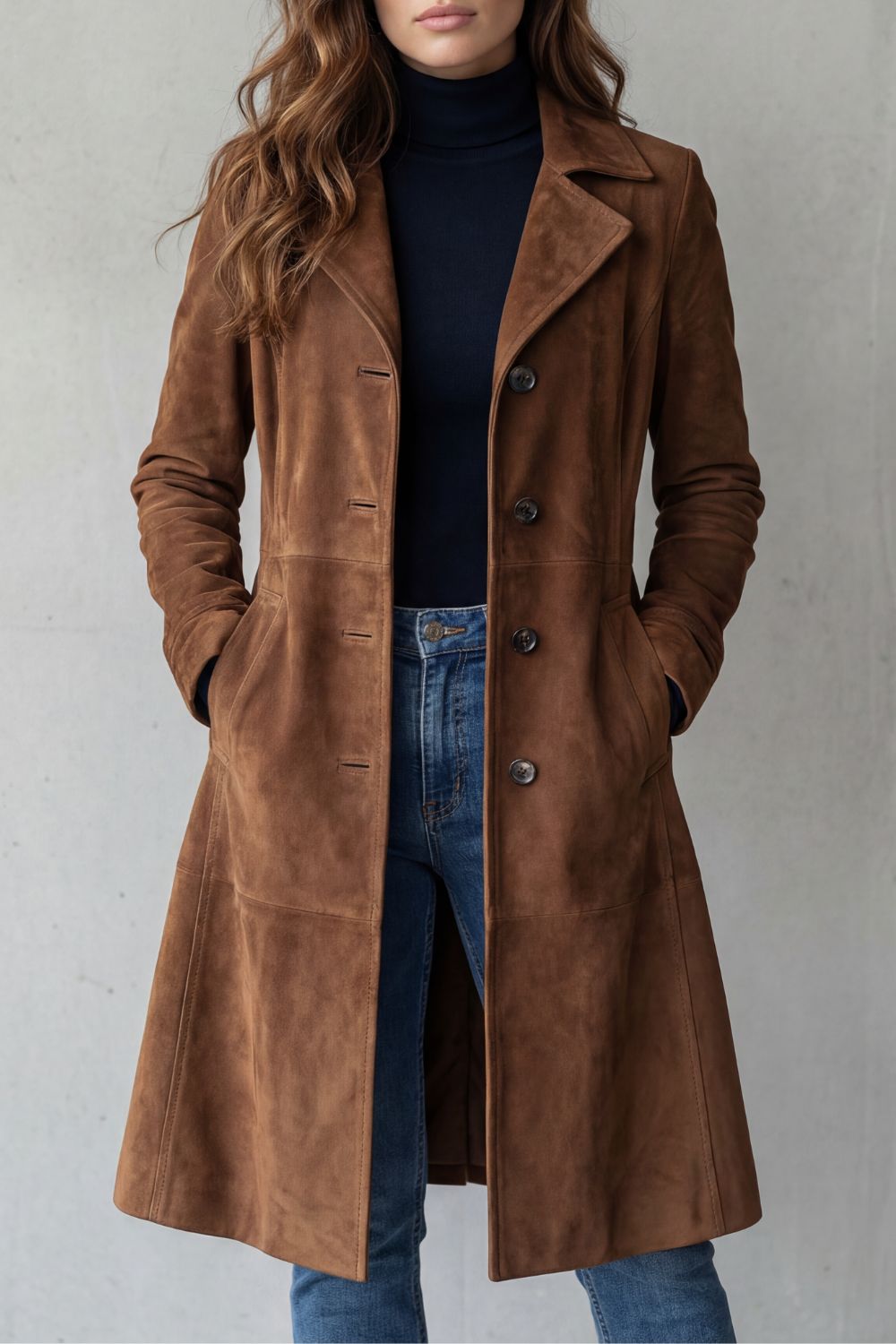 Janice Longline Button Coat