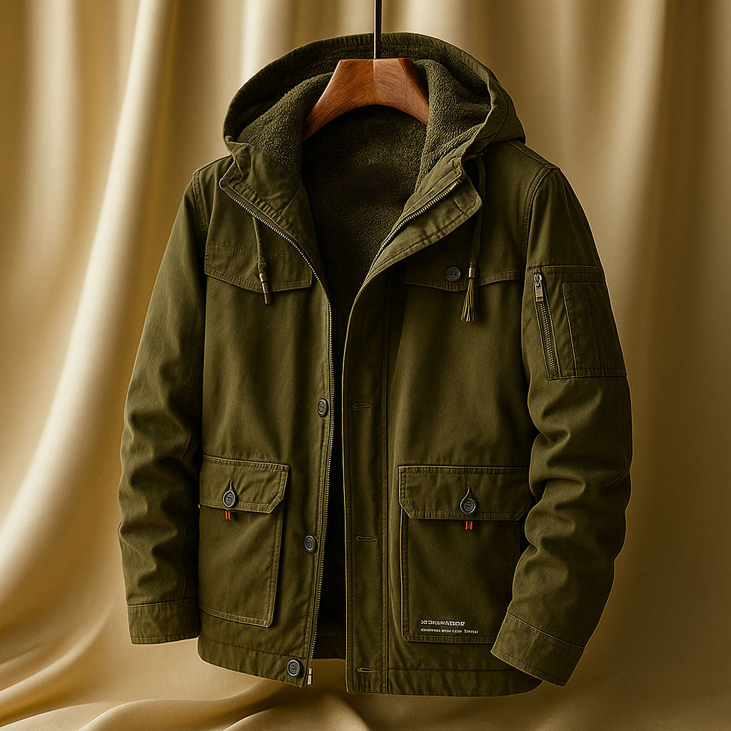 Malcolm Hooded Utility Jacket