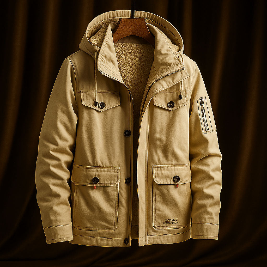 Malcolm Hooded Utility Jacket