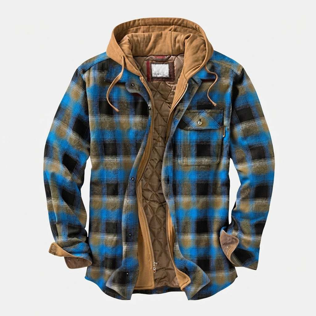 Albert Hooded Patchwork Jacket