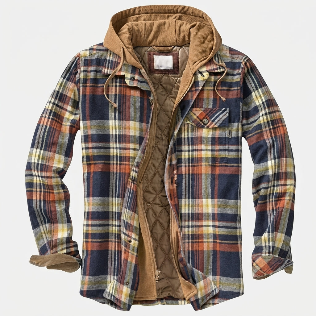 Albert Hooded Patchwork Jacket