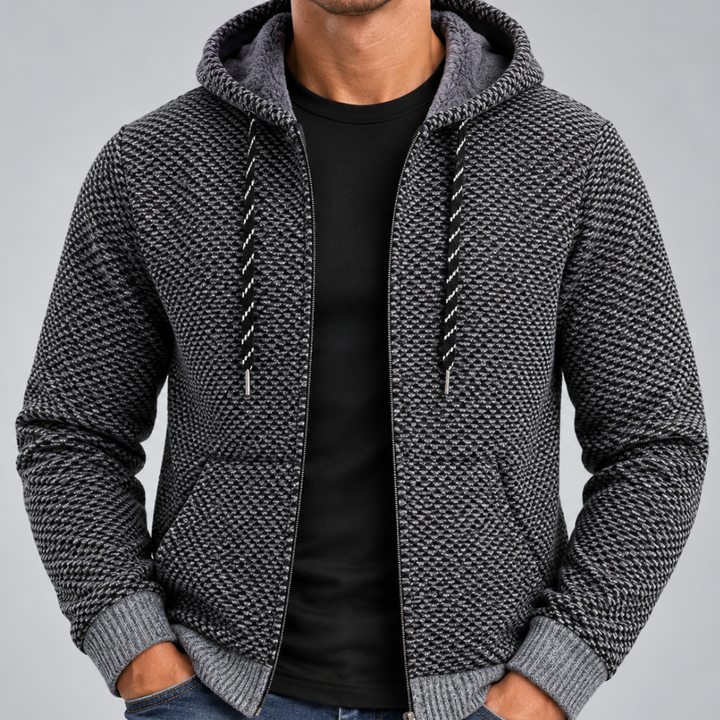 Alexander Hooded Knit Jacket