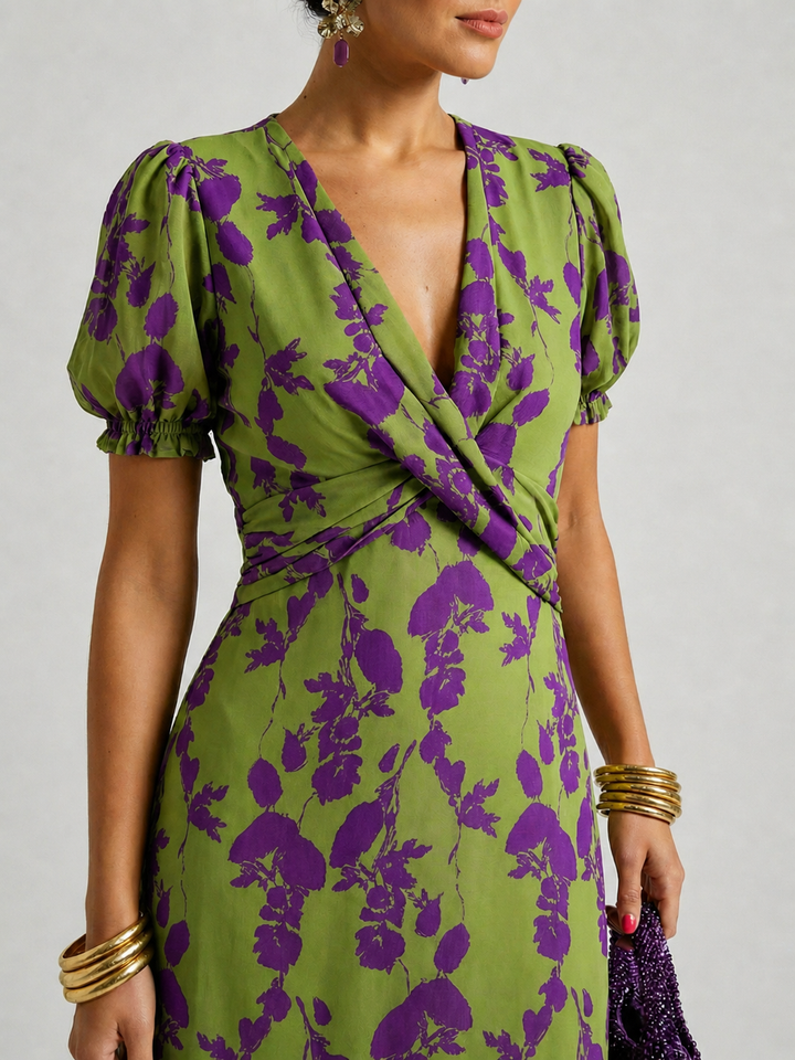 Sophie Floral Midi Dress