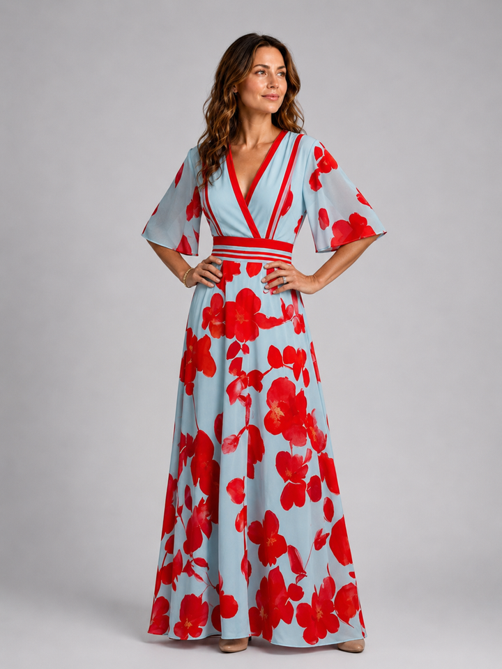 Natalie Floral Maxi Dress