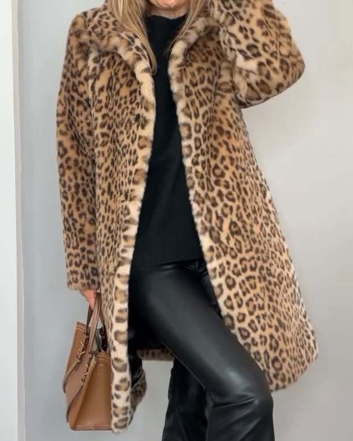 Lysandra Leopard Coat
