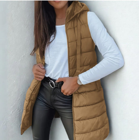 Delaney Hooded Puffer Vest