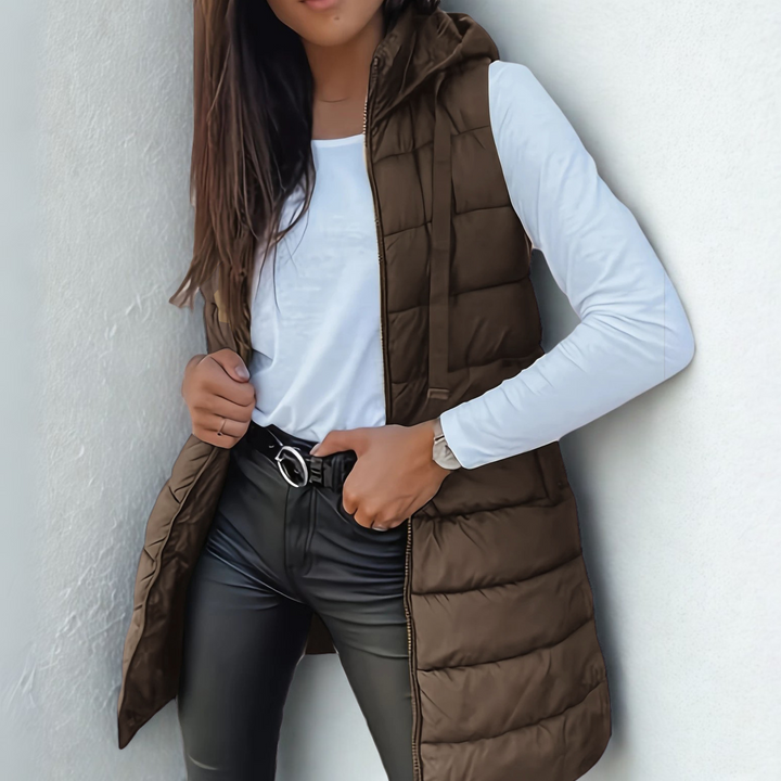 Delaney Hooded Puffer Vest