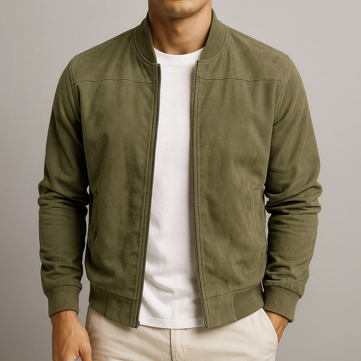 Mico - Suede Bomber Jacket