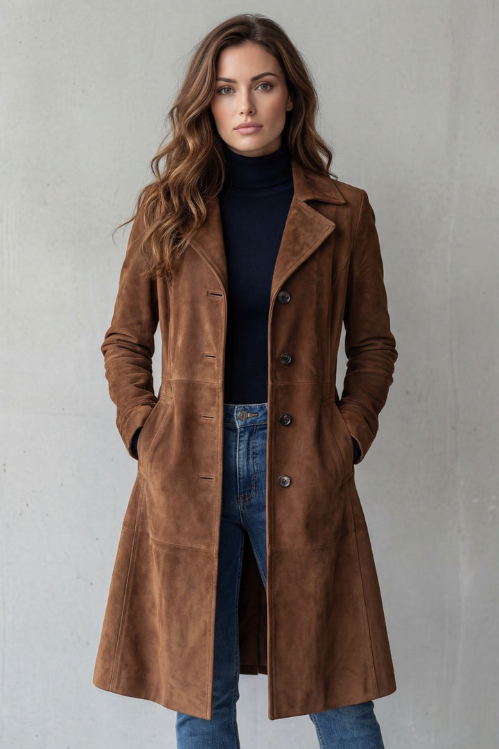 Janice Longline Button Coat