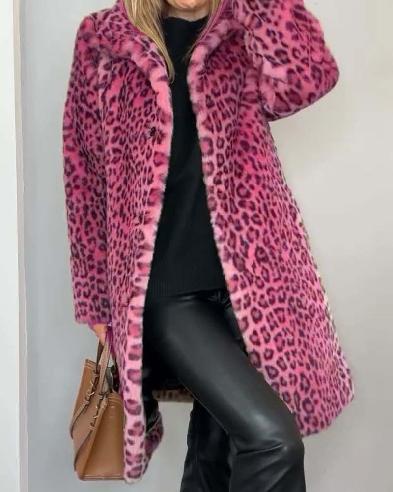 Lysandra Leopard Coat