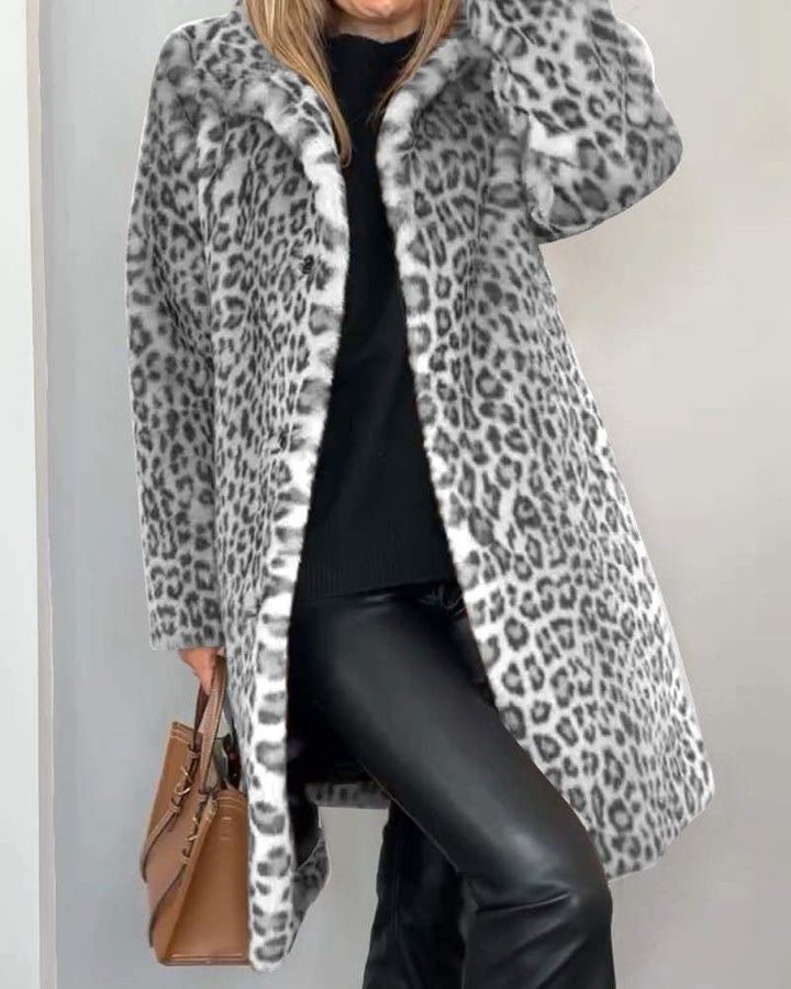 Lysandra Leopard Coat