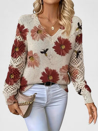 Allison Floral Sweater