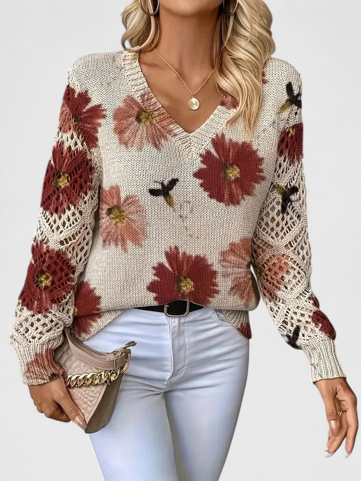 Allison Floral Sweater