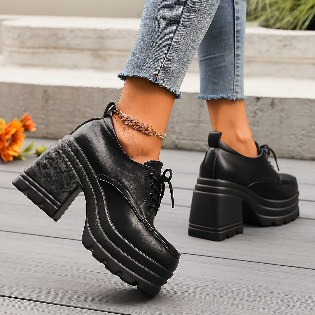 Vivian Lace-Up Ankle Boots