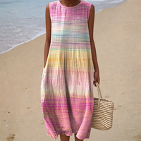 Juliette Striped Midi Dress