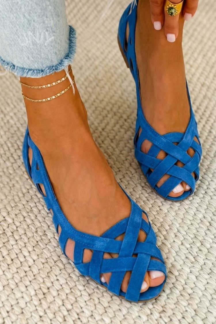 Hailey Comfort Woven Flats
