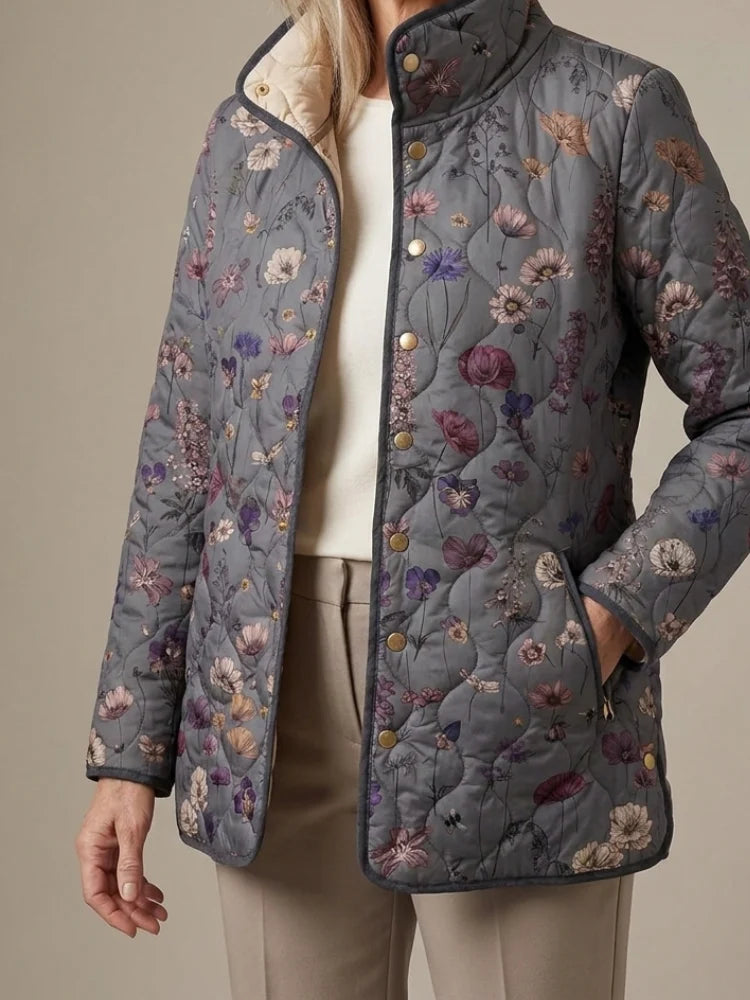 Coraline Printed Quilted Jacket