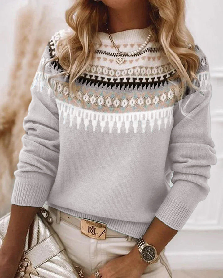 Camille Patterned Sweater