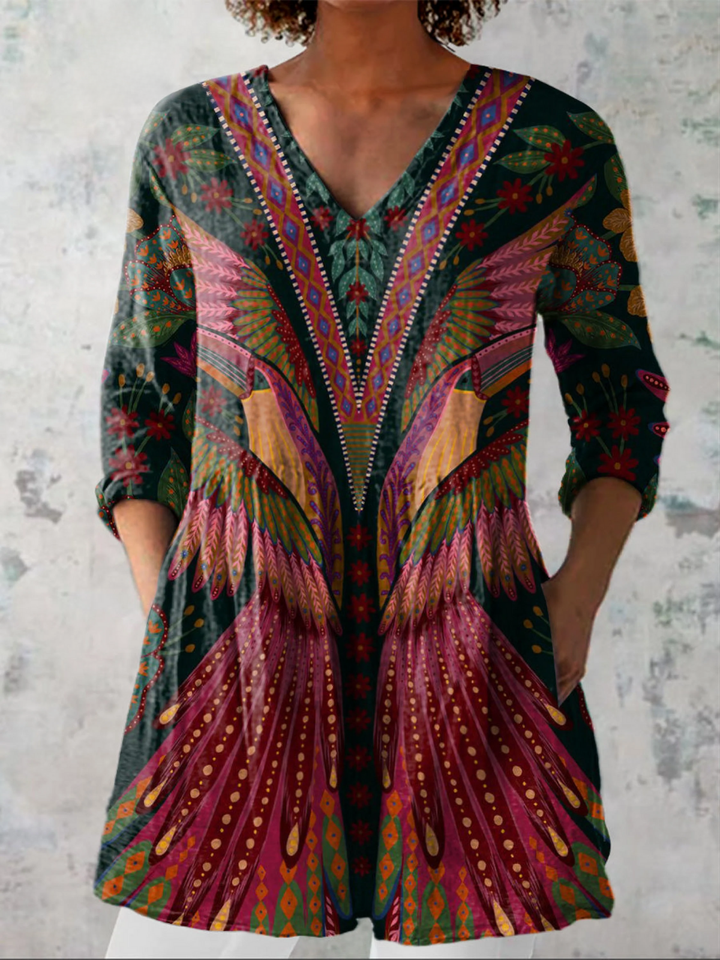 Mila Long Blouse