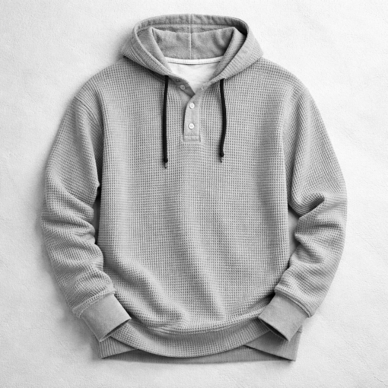 Marcus Textured Hooded Pullover