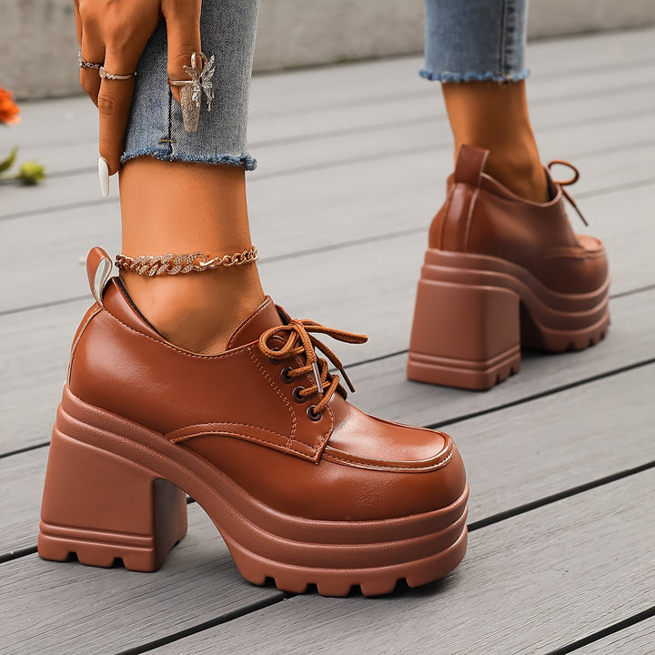 Vivian Lace-Up Ankle Boots