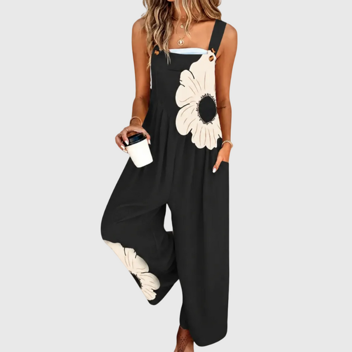 Camilla Floral Contrast Jumpsuit