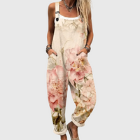 Rosalie Watercolor Floral Jumpsuit