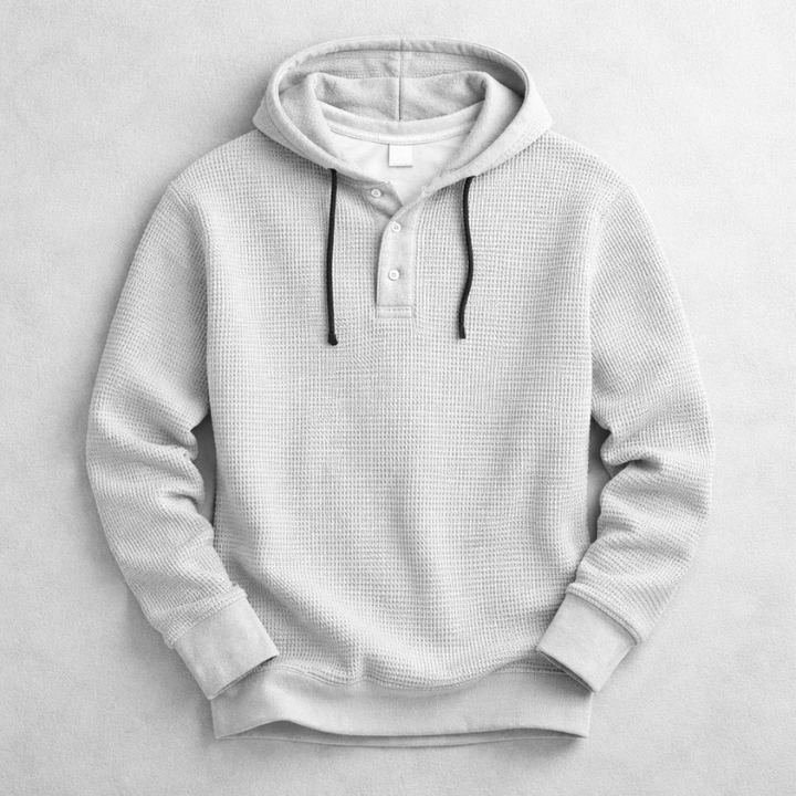 Marcus Textured Hooded Pullover