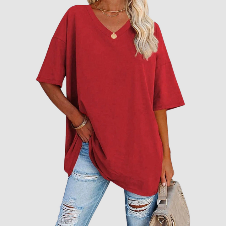 Gabrielle V-Neck Tee