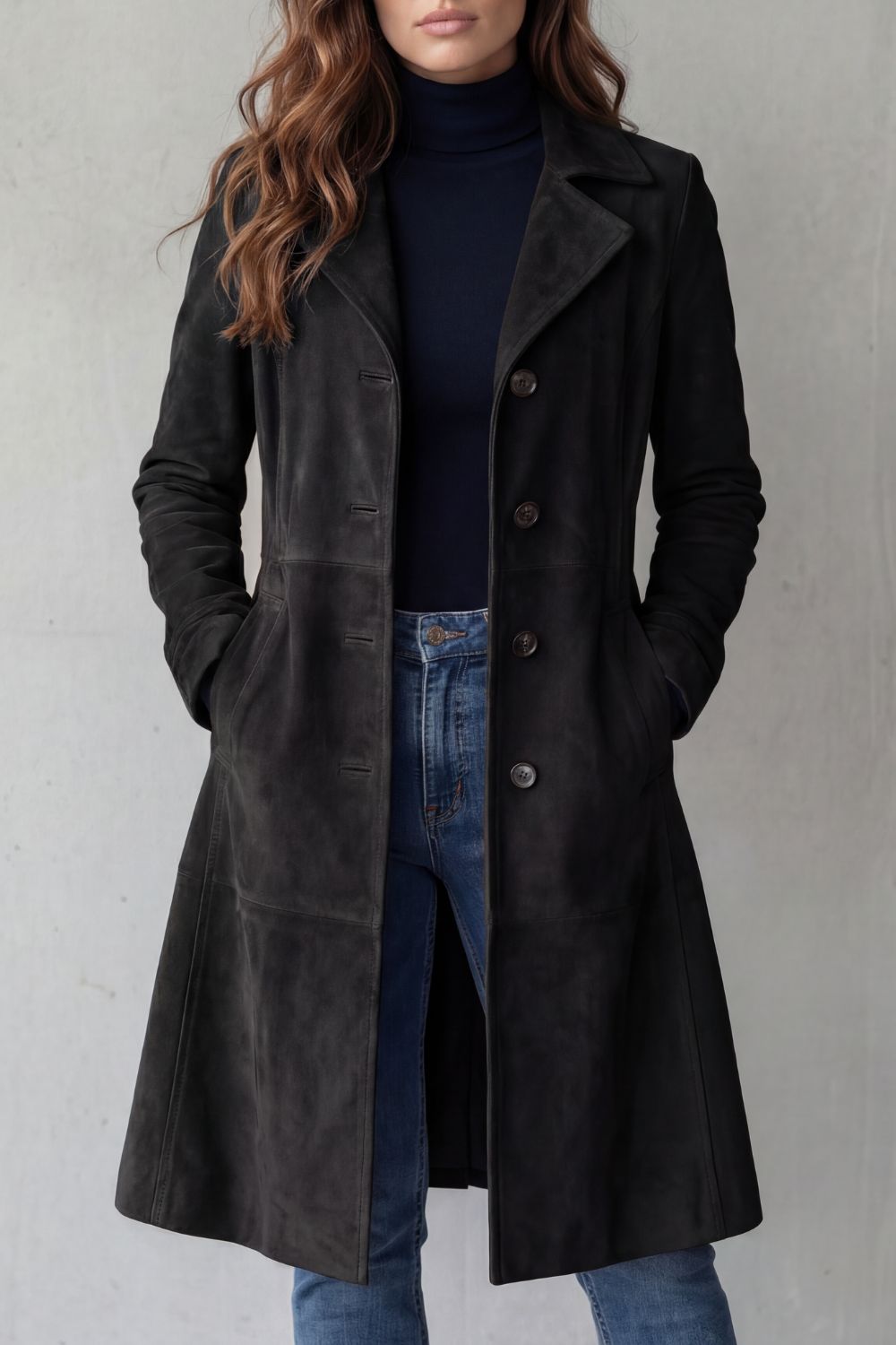 Janice Longline Button Coat