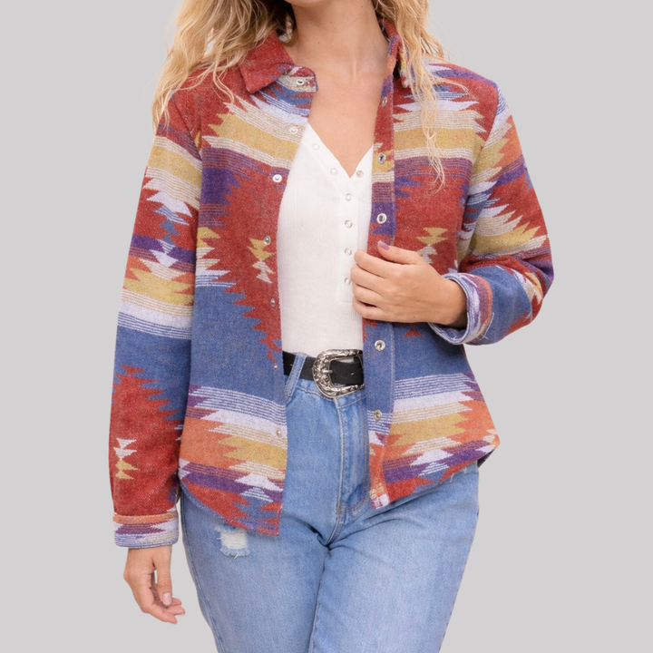 Kara Patterned Cardigan