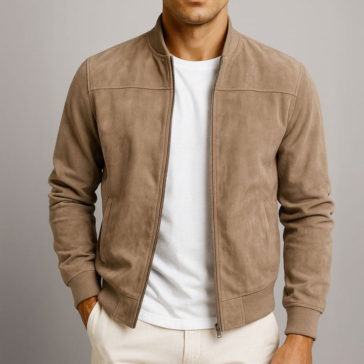 Mico - Suede Bomber Jacket