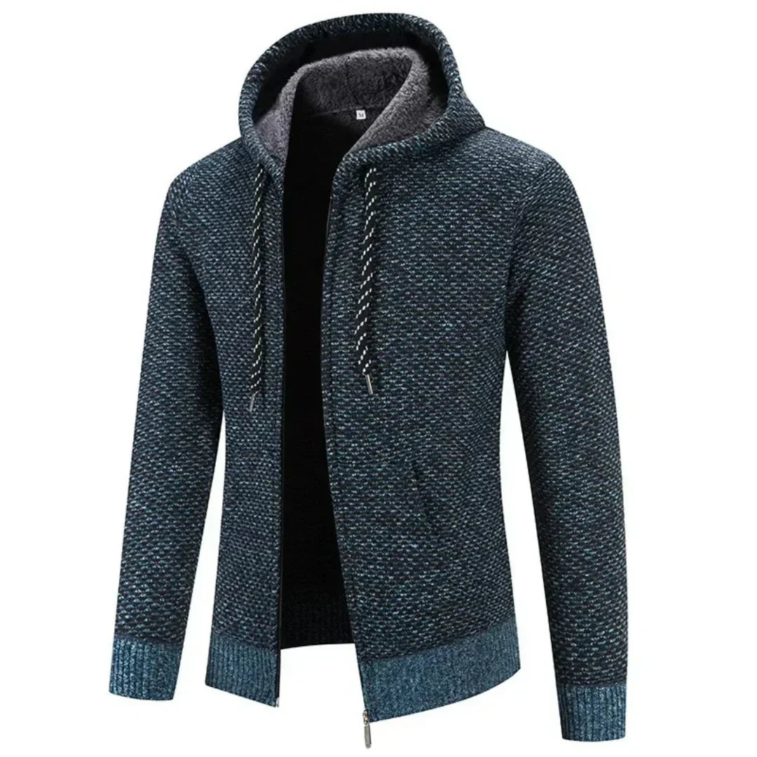 Alexander Hooded Knit Jacket