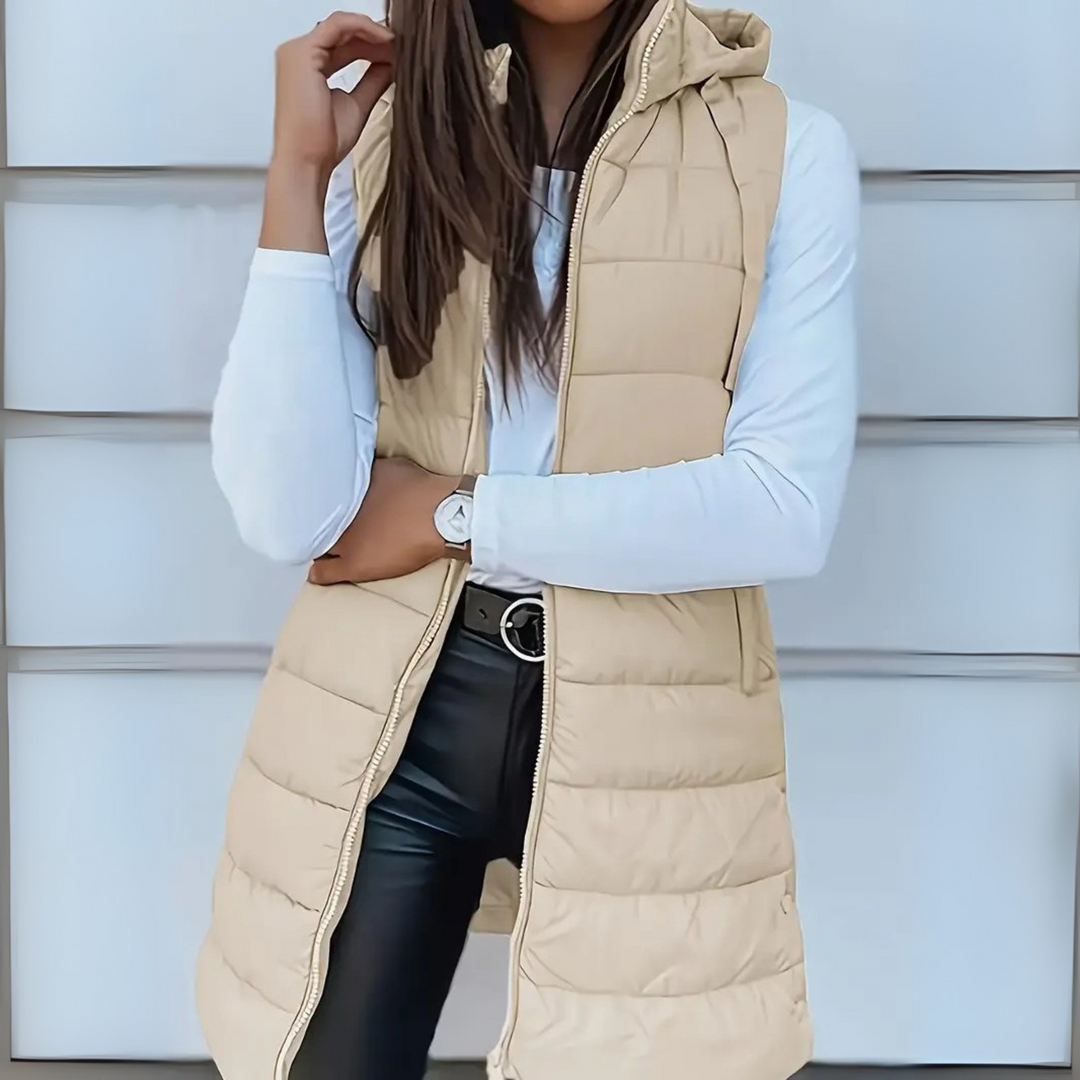 Delaney Hooded Puffer Vest