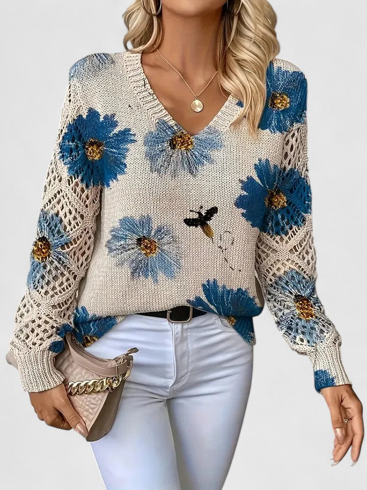 Allison Floral Sweater
