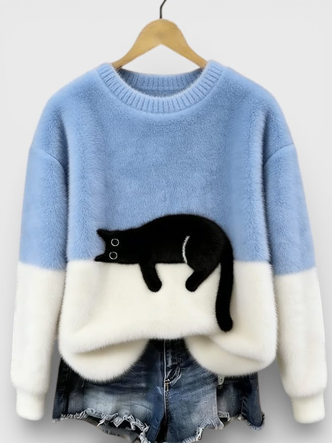 Sienna Cat Graphic Sweater