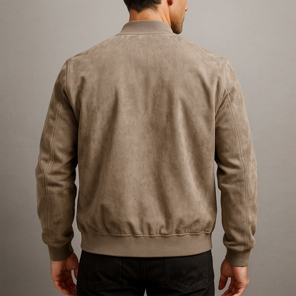 Mico - Suede Bomber Jacket