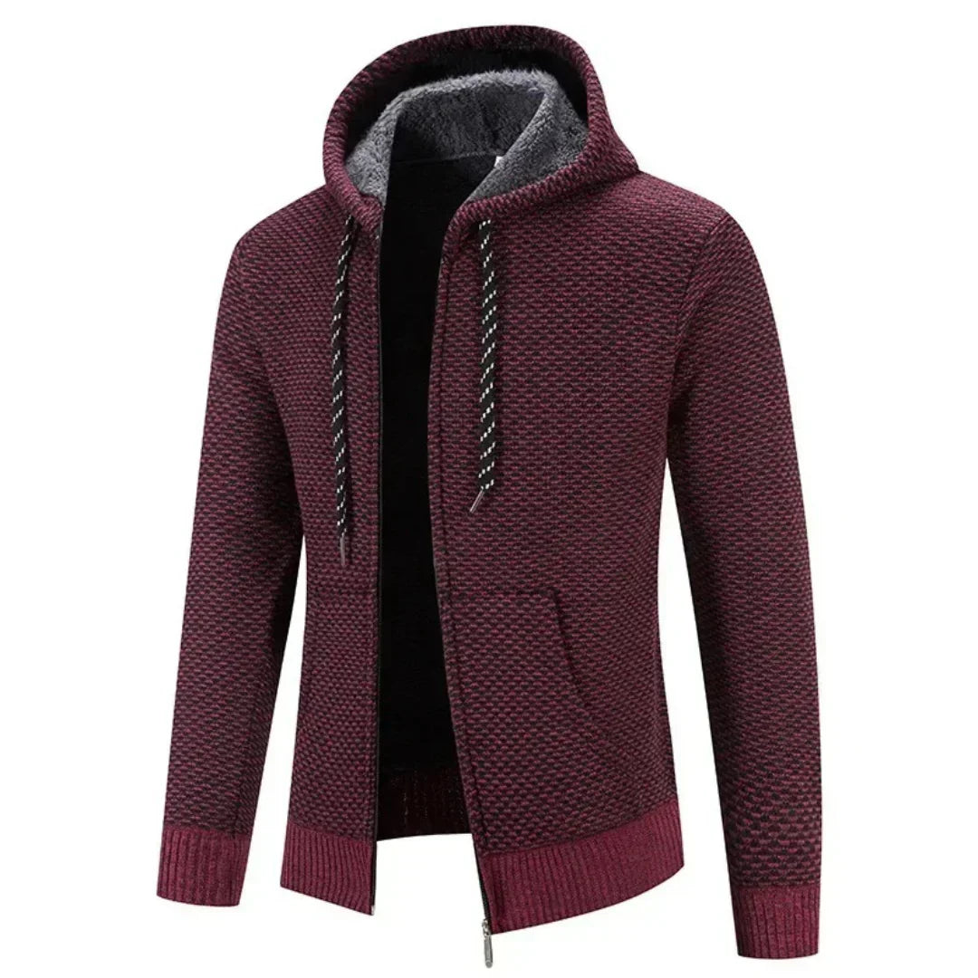 Alexander Hooded Knit Jacket