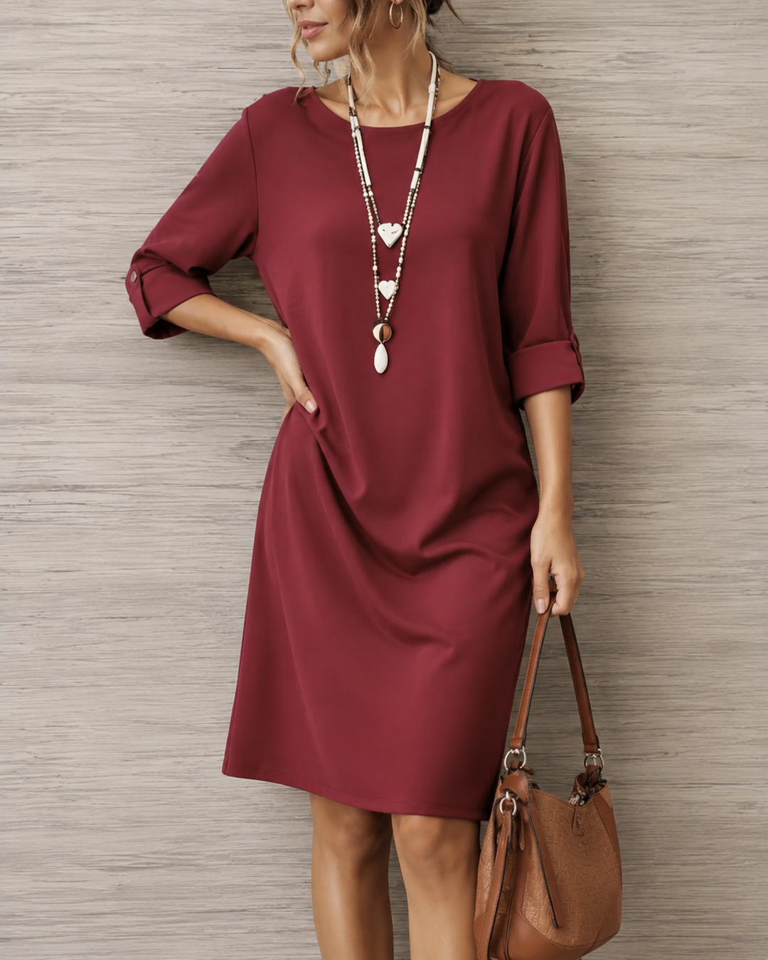 Maribel Shift Midi Dress