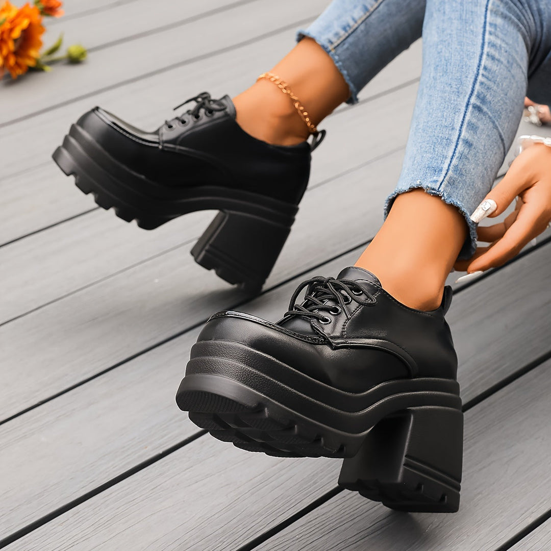 Vivian Lace-Up Ankle Boots
